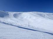 Blick auf die Piste Gratbort