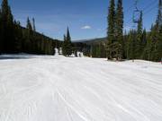 Übungspiste an der Galloping Goose Doppelsesselbahn