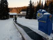 Ein Förderband bedient das Areal für die Kleinen