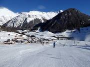 Anfängergelände am Dorflift in Kals