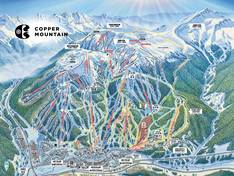 Pistenplan Copper Mountain