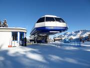 Puza dai Fò-Monte Grual - 4er Hochgeschwindigkeits-Sesselbahn (kuppelbar) mit Abdeckhauben