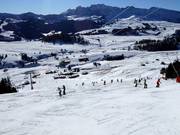 Schwarze Piste an der Sesselbahn Mezdi