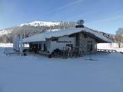 Erdinger Urweisse Alp an der Talstation der Wiedhagbahn