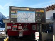 Informationstafel mit aktuellen Status in Ftan