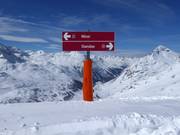 Klare Ausschilderung