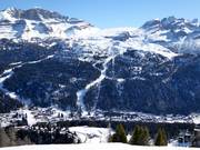 Blick auf die schwere Spinale Direttissima