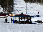 Ideal für eine Pause sind die Feuerstellen