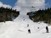 Schwere Abfahrt auf der Südseite