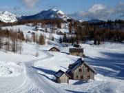 Tauplitzalm-Dorf am Skigebiet