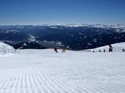 Sehr gute Pistenpräparierung am Speiereck