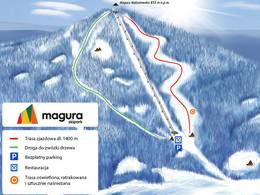 Pistenplan Magura Skipark – Malastow