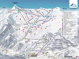 Pistenplan Kitzsteinhorn/Maiskogel – Kaprun