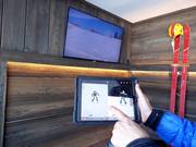 Techniktraining der Skischule element3 in der e3 Technik Lounge