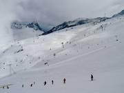 Pisten an der Mittelstation Lognan