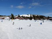 Blick von den unteren Pisten zum Idre Fjäll
