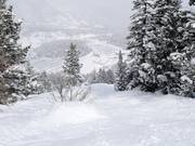 Steiles Gelände beim John Paul Express