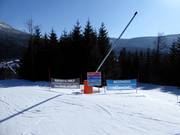 Pistenausschilderung im Skigebiet Spindlermühle