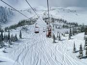Tiefschneerevier unterhalb des Gravenstafel Mountain