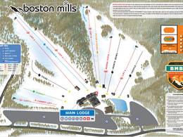 Pistenplan Boston Mills
