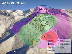 Pistenplan Fox Peak