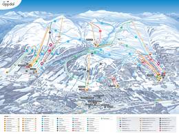 Pistenplan Oppdal