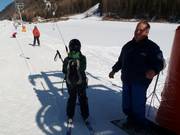 Aufmerksames Liftpersonal