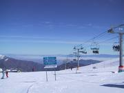 Ausschilderung im Skigebiet La Parva