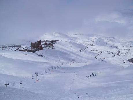 Power Pass: Größe der Skigebiete – Größe Valle Nevado