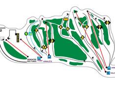 Pistenplan Mont Fortin
