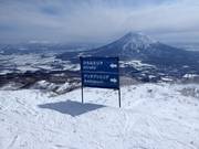 Ausschilderung im Skigebiet Niseko