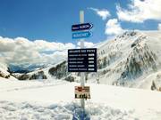 Orientierung auf den Pisten