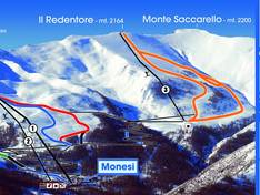 Pistenplan Monesi di Triora
