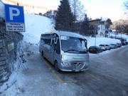 Skibus an der Talstation Peio Fonti