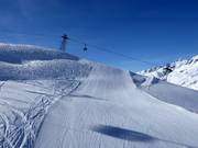 Mittelschwere Pisten an der Gurschenalp