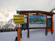 Informationen an der Bergsstation