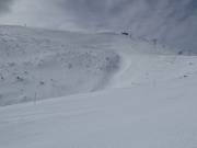 Tiefschneehänge unterhalb des Gipfels Bjelašnica