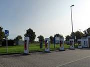 Ladestationen für E-Autos an der Skihalle