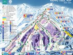 Pistenplan Happo-One – Hakuba