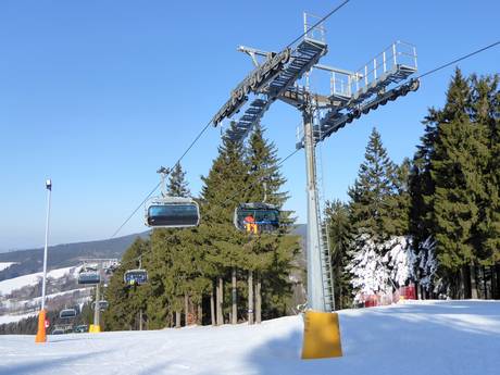 Skilifte/Seilbahnen Adlergebirge (Orlické hory/Góry Orlickie) – Lifte/Seilbahnen Deštné