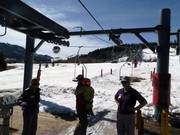 Panda Peak - 2er Sesselbahn fix geklemmt