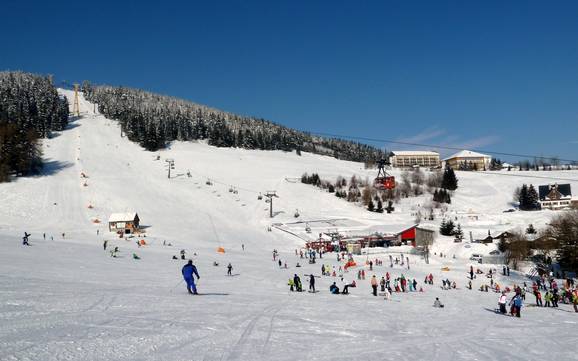 Größter Höhenunterschied in Sachsen – Skigebiet Fichtelberg – Oberwiesenthal