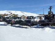 Moderne Pistenmaschinen am Dollar Mountain