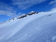 Endlose Tiefschneehänge