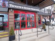 Sehr gepflegter Kassenbereich im Teton Village