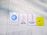 Informationen in der Skihalle am Tellerlift