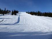 Mittelschwere Piste Källbacken in Hundfjället