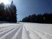 Sehr gute Pistenpräparierung