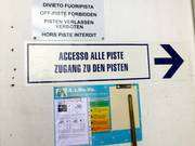 Informationen zur Wetterlage und Ausschilderung in der Station Livrio