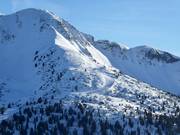 Blick auf die Piste Doladizza